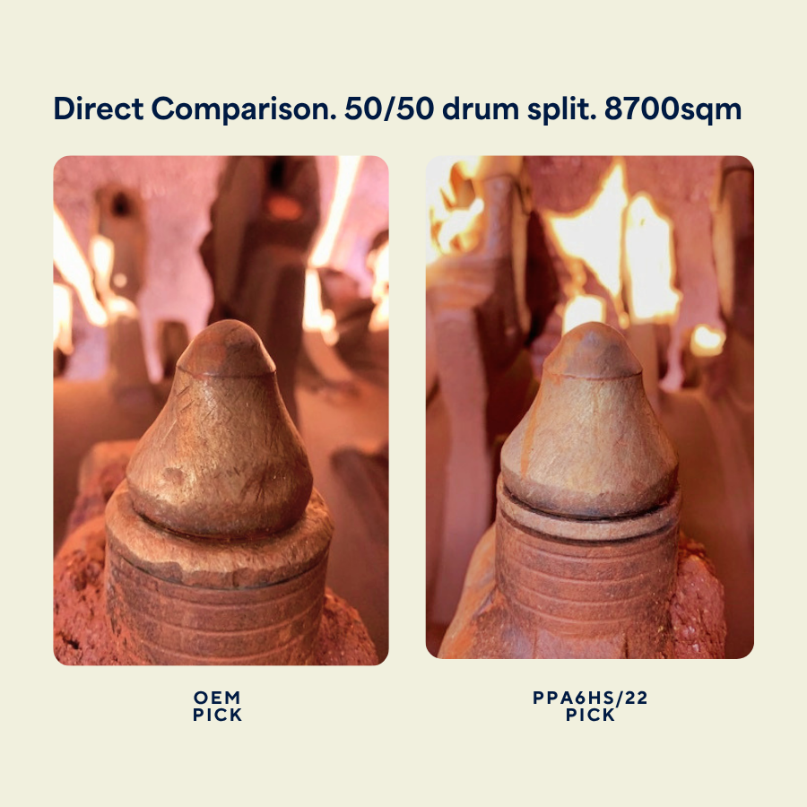 Direct comparison field trial - 50/50 drum split, 8700sqm